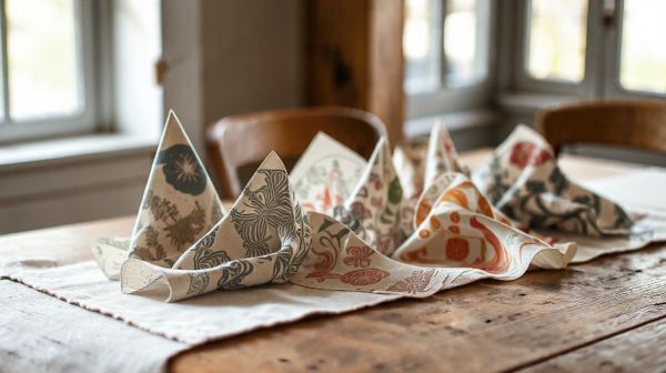 5 idées de serviettes en papier originales pour vos fêtes
