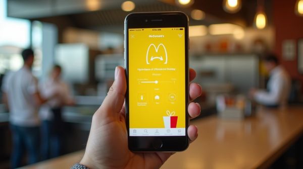 Optimiser vos commandes avec l'application McDonald's